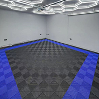Baldosas Modulares de Plástico Encajables para Piso de Garaje 2025, Baldosas para Salas de Exhibición de Autos, Baldosas para Estacionamientos