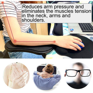 Ergonomic Armrest Table Pad Desk Support Mouse Arm Wrist Rest Desktop Extension Hand Shoulder Protect Attachable Board <b>Mousepad</b> - Product Image 4