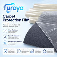 Rouleaux de film plastique HDPE souple de qualité industrielle pour la protection des tapis, la préservation, la rénovation et l'installation de revêtements de sol professionnels