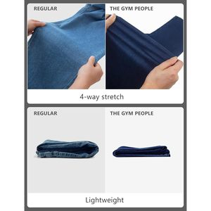 Women's Wide Leg Jeans High Waisted Stretchy Baggy Straight <b>Denim</b> Pants With Pockets Breathable Cotton Spandex <b>Material</b> - Product Image 3