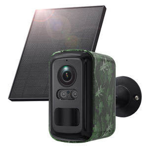 Cámara de Seguridad WiFi con Detección de Movimiento PIR, Energía Solar, Batería, Audio Bidireccional, 3MP, Impermeable IP66, para Tarjeta SIM 4G - Product Image 1