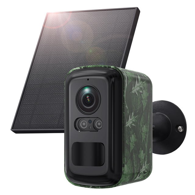 For 4G SIM Card IP66 Waterproof Mini Solar Powered Battery PIR Motion Detection 3MP Two-Way Audio WiFi Security Camera
