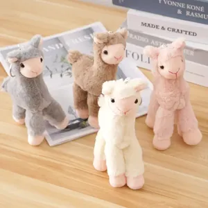 JM Personalizado Mini Tamanho Bonito Pequeno Recheado Boneca De Pelúcia Chaveiro Alpaca Soft Stuffed & Plush Toy Animal Chaveiro Para Mochila