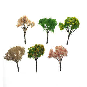 Árbol decorativo de alambre hecho a mano para tren Ho N, diseño de Diorama de construcción Diy, arquitectura de 6-6,5 cm - Product Image 6