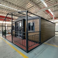 Casa Prefabricada Ecológica de 20 pies, Completamente Instalada, Tipo Granny Flat, Apartamento Móvil Integrado con Techo Impermeable y Terraza, Venta Directa de Fábrica