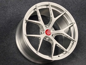 Jantes BZY Forgées en Argent Brossé Concaves Profondes 5x112 5x114.3 5x120 17/18/19/20/21/22/23/24 FI-R pour Audi <span class=keywords><strong>RS</strong></span> BMW <span class=keywords><strong>Mercedes</strong></span> Benz - Product Image 1