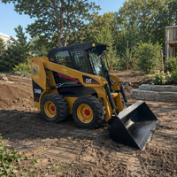 Zuverlässiger Gebrauchter Caterpillar 246B Kompaktlader Hochleistungs-Radlader für Bau und Landschaftsbau Großhandel