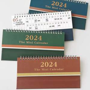 Calendrier Éphéméride Almanach Noël Avent Table De Bureau Flip Up Plié Calendrier Sublimation Personnalisé 2024-2025 - Product Image 2