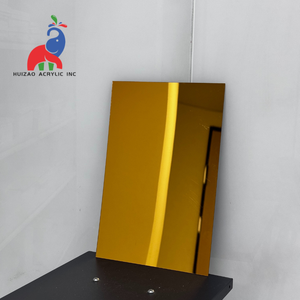 Espejo flexible acrílico dorado y plateado de superficie dura - Product Image 4