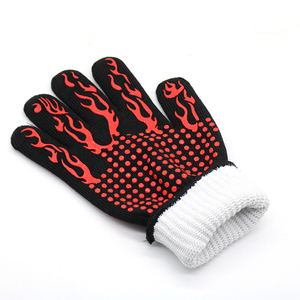 Guantes para horno de barbacoa, Logo personalizado, OEM 932F, resistentes al calor extremos - Product Image 4