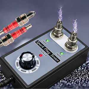 Adjustable Dual Hole <strong>Sparking</strong> Plug <strong>Tester</strong> Ignition Plug Analyzer Diagnostic Tool EU Car Motorcycle Ignition Coil Checker - Product Image 2