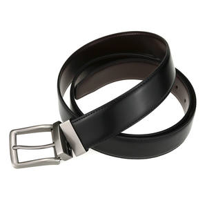 पुरुषों के वास्तविक चमड़े के बेल्ट पिन बकल बेल्ट प्रतिवर्ती घूर्णन व्यापार बेल्ट - Product Image 4