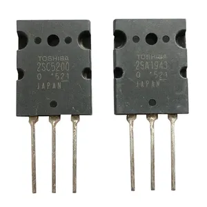 Amplifier Pcb harga asli 5200 2sc5200 2sa1943 2sc 2sa5200 Transistor A1943 C5200 transistor ic