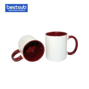 Wholesale BestSub Personalised 11 oz Photo Sublimation Blank Cup Ceramic Coffee Mug for Printing B11T-09 - Product Image 1