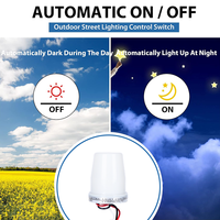 CNRIYA ASC-2206T 120-270V 6A Capteur thermique photoélectrique jour/nuit à commutation automatique IP54 compatible LED non-intelligente PP Zhejiang