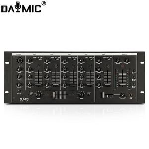 Aoshen ชั้นมิกเซอร์ดีเจ5ช่องติดตั้งได้กับไมโครโฟน3แบนด์ EQ และ crossfader แบบเปลี่ยนได้พร้อมรีเวิร์ส - Product Image 1