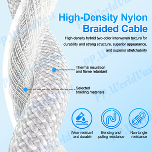 Pd 20W đôi <span class=keywords><strong>C</strong></span> sạ<span class=keywords><strong>c</strong></span> <span class=keywords><strong>c</strong></span>áp cho <span class=keywords><strong>iPhone</strong></span> 15 16 Pro max nhanh chóng sạ<span class=keywords><strong>c</strong></span> Loại <span class=keywords><strong>C</strong></span> để Loại <span class=keywords><strong>C</strong></span> 3A 1m 2m bện dây <span class=keywords><strong>c</strong></span>áp dữ liệu - Product Image 3