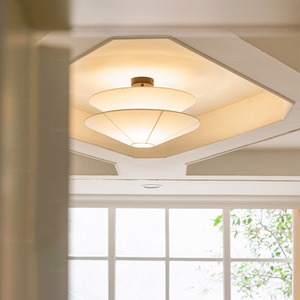 Plafonnier crème style français 50cm 60cm 80cm LED multi-têtes à montage en surface pour chambre et salon - Product Image 1