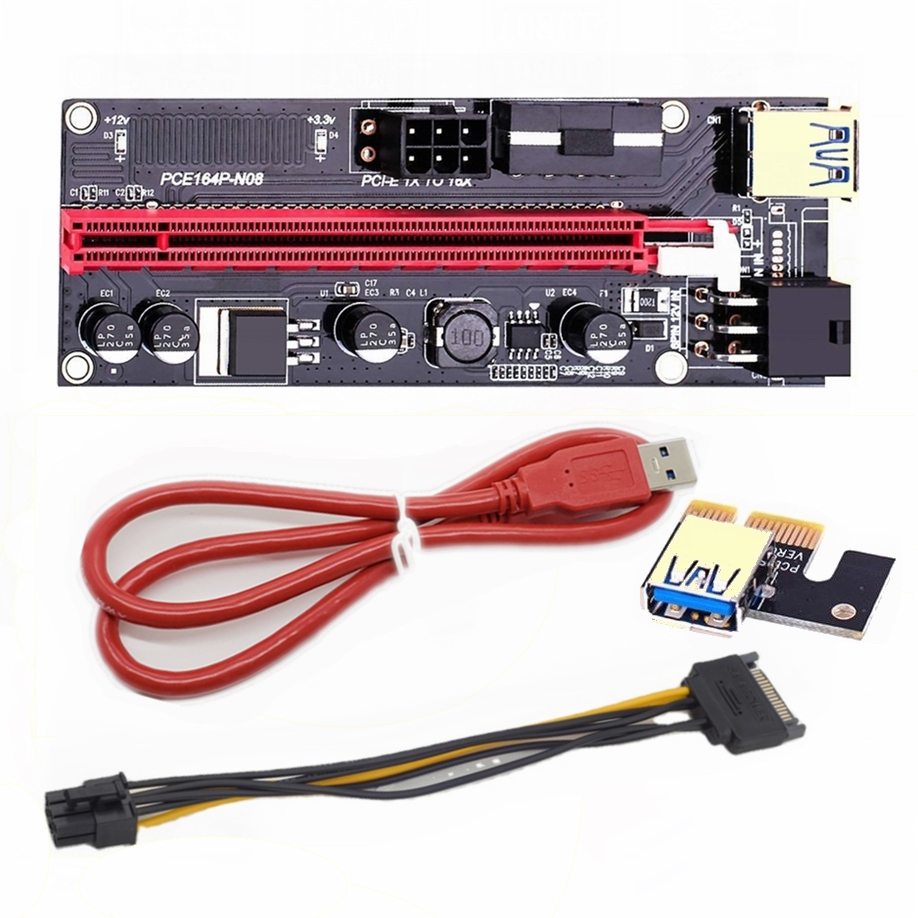 VER 009s 010s 010-X PCI-E Riser Card - Extend GPU Power