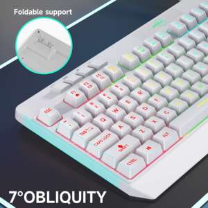 104-Key USB Interface Gaming Combo with LED Backlit <strong>Keyboard</strong> and <strong>Mouse</strong> for Office or Home New Boxed Product for Gamers - Product Image 4