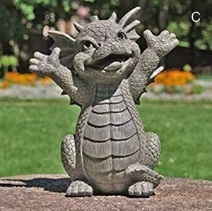 Décoration <span class=keywords><strong>de</strong></span> jardin DIY, couple <span class=keywords><strong>de</strong></span> statues <span class=keywords><strong>de</strong></span> dragons en résine, figurine <span class=keywords><strong>de</strong></span> <span class=keywords><strong>dragon</strong></span> en train <span class=keywords><strong>de</strong></span> s'embrasser, décoration <span class=keywords><strong>de</strong></span> la maison, mascotte Feng Shui écologique, artisanat en résine - Product Image 3