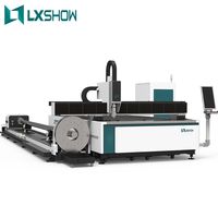 2022 LXSHOW 1000W 2000W 3000W 4kw ألياف ليزر باستخدام الكمبيوتر القاطع للحديد لوح ألومنيوم المعادن وهان Raycus ماكينة قطع النسيج بالليزر