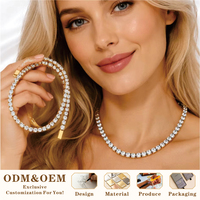 Collar de Joyería de Moda de Acero Inoxidable con Colgante de Zirconia para Parejas, Chapado en Oro de 18K, Resistente al Agua y Sin Decoloración, Diseño de Lujo Personalizado