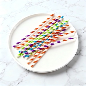 Cuchara de Papel Desechable para Té Boba, Café, <span class=keywords><strong>Batidos</strong></span>, Jugos, Biodegradable, Reciclada, con Recubrimiento UV, Personalizable - Product Image 4