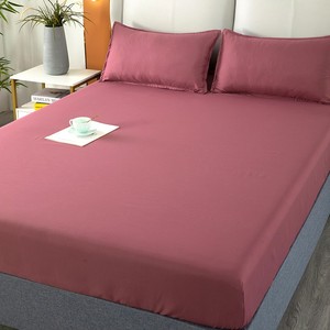 Lenzuolo con angoli elasticizzati, delicato sulla pelle, tinta unita, antipolvere, in fibra sintetica, con tasche profonde, per letto singolo o matrimoniale - Product Image 4