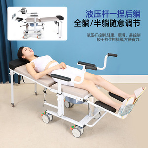 Máquina de transferencia de pacientes recostados Jiazheng, capacidad de carga de 300 kg, altura ajustable, mobiliario hospitalario para ancianos, pacientes y mujeres embarazadas. - Product Image 1