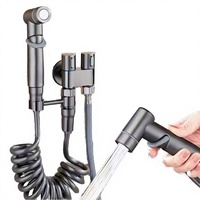 Robinet de Bidet en Acier Inoxydable de Haute Qualité à Prix de Gros, Finition Chromée, Fixation à Trou Unique, Ensemble Pulvérisateur Brossé pour Salle de Bain