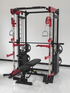 Smith Machine, équipement d'entraînement complet de force de niveau commercial, ensemble d'équipements de fitness à domicile, station de cadre de squat multifonctionnelle - Product Image 5