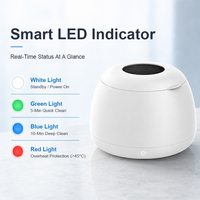 Nettoyeur ultrasonique numérique dentaire portable Smile Find UV Light One Touch Pod pour un nettoyage sonique en profondeur des aligneurs, des gouttières et des prothèses dentaires