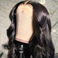 Perruques HD dentelle frontale perruques cheveux humains brut indien Hd dentelle perruques vierge vague de corps dentelle avant perruque pour les femmes noires