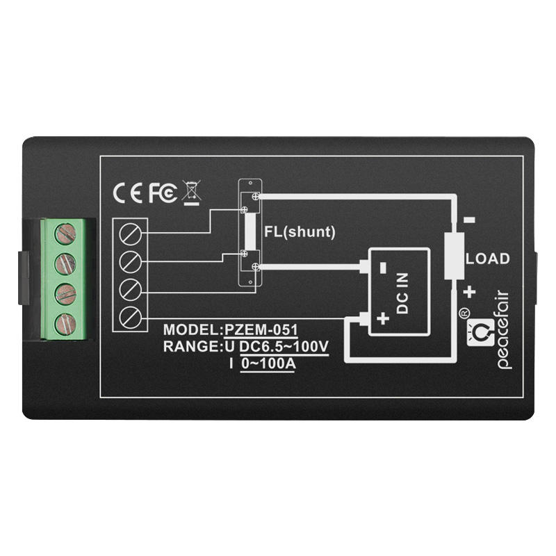 DC 6.5~100V 0~20A 4 In 1 Digital Voltage Current Power Energy Meter Large Lcd Screen Dc Voltmeter Ammeter I257937178