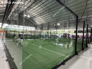 SSTD <span class=keywords><strong>PADEL</strong></span> Extérieur Super Panoramique Paddle Sports Usine Personnalisée Cancha De <span class=keywords><strong>Padel</strong></span> Luxe <span class=keywords><strong>Padel</strong></span> <span class=keywords><strong>Tennis</strong></span> Court - Product Image 4