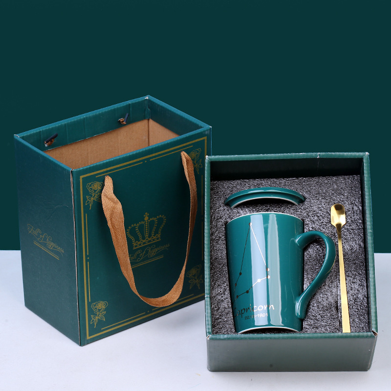Coffret cadeau n°12 vert capricorne vert foncé