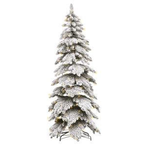 Arbre de neige de lumière <span class=keywords><strong>LED</strong></span> de Noël simulé de PVC de vente chaude pour la décoration d'arbre artificiel à la maison - Product Image 1