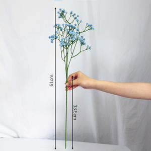 Nouvelles <span class=keywords><strong>fleurs</strong></span> artificielles en PVC souple type Gypsophile pour décorations de mariage, intérieur et extérieur, vente en gros - Product Image 6