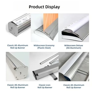 Espositore <span class=keywords><strong>Roll</strong></span>-<span class=keywords><strong>up</strong></span> in Alluminio Personalizzato Resistente al Vento, Stand Pubblicitario Retrattile Portatile con Borsa per il Trasporto - Product Image 5
