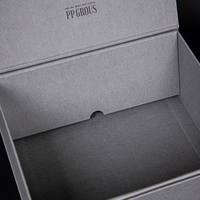 Boîte cadeau pliable avec logo personnalisé, boîtes cadeau rigides en papier pliables pour bijoux, cosmétiques, artisanat