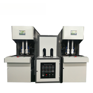 เครื่องเป่าขวด PET แบบกึ่งอัตโนมัติ คุณภาพสูง 2 ช่อง ควบคุมด้วย PLC ขับเคลื่อนด้วยมอเตอร์ พร้อมกระบอกสูบลมแบบหมุน AirTac ขนาด 100 มล.-2000 มล. - Product Image 5