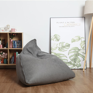 IStapromo Gifts Funda de Puf Triangular sin Relleno de Tela de Lino para Sofá, Silla o Puf para Sala de Estar y Dormitorio - Product Image 2