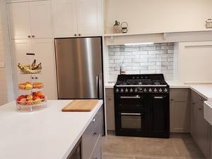 Design moderno bianco pittura a forma di L layout custom made mobili da <span class=keywords><strong>cucina</strong></span> <span class=keywords><strong>con</strong></span> Isola - Product Image 6