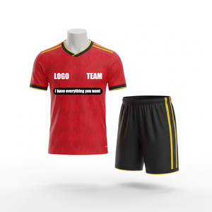 Uniformes de football de ligue en gros, maillots de football rétro à séchage rapide, sweat-shirts originaux, respirants, uniformes de football pour hommes - Product Image 5