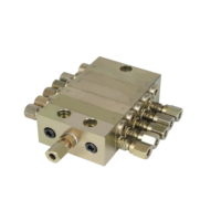Distributeur de graisse progressif pour lubrification, dispositif de dosage de lubrifiant pour machines de construction