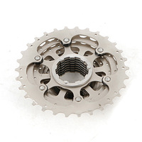 Cassette de vélo de route 11-30T 11 vitesses en acier argenté avec roue guide Twitter RS-11S
