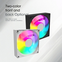 Nouveau ventilateur de PC gaming RGB haute vitesse 120 mm 2026 avec motif CD pour boîtier d'ordinateur