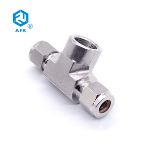 Cao thép không gỉ 316 nén ống phụ kiện đánh bóng nữ chi nhánh <span class=keywords><strong>TEE</strong></span> ống đôi ferrule bao gồm <span class=keywords><strong>TEE</strong></span> Ống - Product Image 4