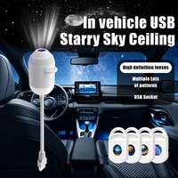 Projecteur LED 4K Yinzam HY300 pour bébé, thèmes Océan/Lune/Étoiles, haut-parleurs intégrés, USB portable pour la maison/la voiture/Noël